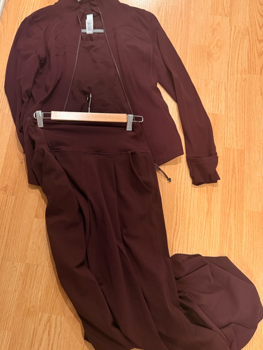 Women's Deep Burgundy Jogger Pants - Comfortable Everyday Wear